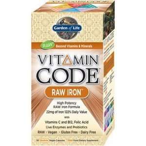  Garden of Life Vitamin Code Raw Iron: Health & Personal 