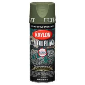   Paint, 11 Ounce, Camouflage Woodland Light Green: Home Improvement