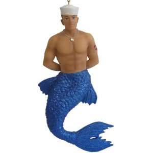   the Sailor Merman Ornament Mom Tattoo Hot Chest & Abs!: Home & Kitchen