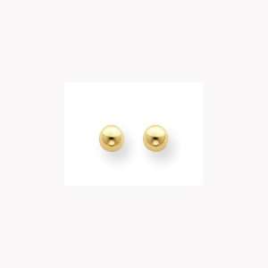  18k 4mm Ball Post Earrings (Requires Inverness Piercing 