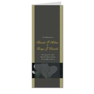  120 Wedding Programs   Calla Lily Dream: Office Products