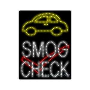  Smog Check Outdoor LED Sign 31 x 24: Sports & Outdoors