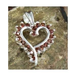  Handcrafted Garnet Love Pendant 
