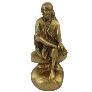  Religious Statue Sai Baba Metal Art Brass Sculpture