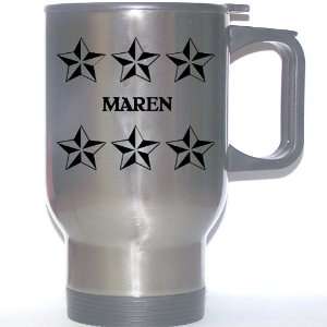  Personal Name Gift   MAREN Stainless Steel Mug (black 