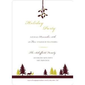  Mistletoe Holiday Party Invitations Health & Personal 