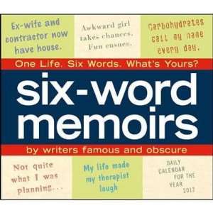  Six Word Memoirs® 2012 Boxed Calendar