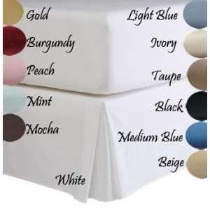  Linens Mart 100% Certified Egyptian Cotton Bed Skirt, 300 