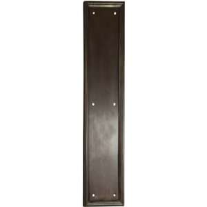   Push Plate HD 31 2x15 Solid Brass Antique Nickel: Home Improvement