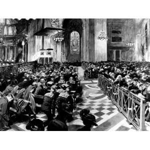  Memorial Service for R.F. Scott, St. Pauls, London, 1913 