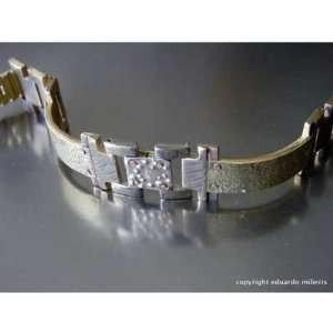    Brass Narrow Band Bracelet Design 4A Watchcraft: Home & Kitchen