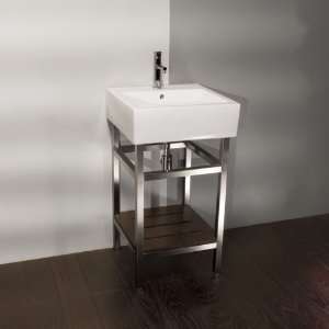  Lacava 7773AM 02 Free Standing Console Stand For Lavatory 