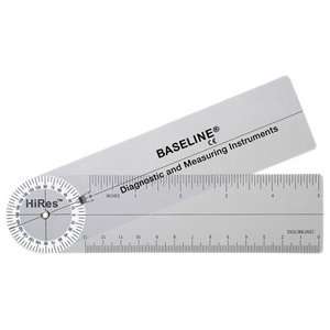 Baseline Hires 360 Degree Clear Plastic Rulongmeter, 6“ , Sold In 25 