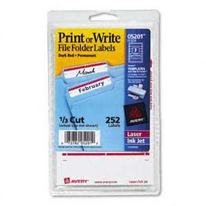  Avery Print or Write File Folder Labels AVE05201: Office 