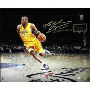  Kobe Bryant Autographed 2009 NBA Champ Final Stage Inscribed 09 