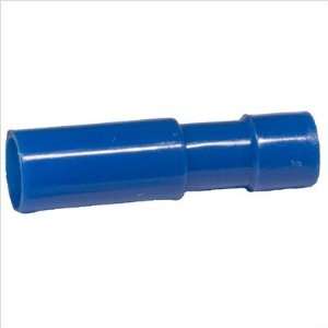 Nylon Fully Insulated Double Crimp Receptacle Disconnects in Blue with 