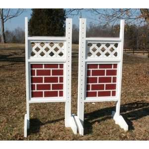   Pattern Bottom Wing Standards Wood Horse Jumps: Sports & Outdoors