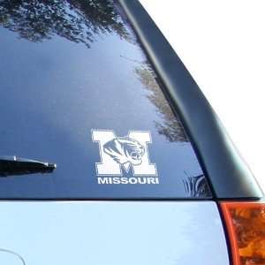  Missouri Tigers White Wordmark Decal Automotive