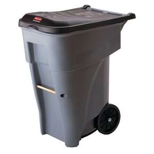 RUBBERMAID Brute Rollout Cart   Model #: 9W21 Color: Gray Capacity: 65 