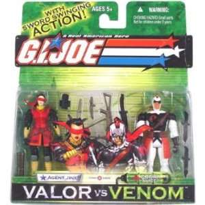  Agent Jinx & Cobra Slice GI Joe Venom vs. Valor Action 