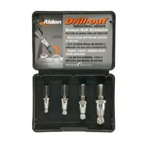  Alden 4017P Drill out Broken Bolt Extractor 4 Piece Kit 