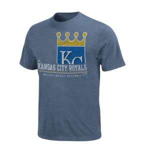  Kansas City Royals Submariner Heathered T Shirt: Sports 