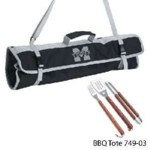 Mississippi State 3 Piece BBQ Tote Case Pack 4: Everything 