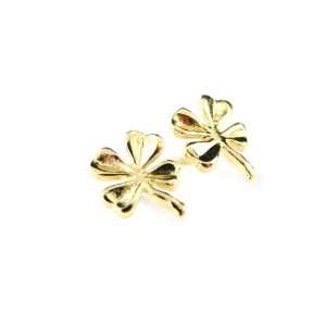  Earrings Trèfles A 4 Feuilles plated gold.: Jewelry