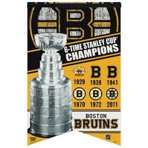  NHL Boston Bruins Six Time Stanley Cup Champions 17 by 26 