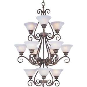  Pacific 12 Light Chandelier H43 W30