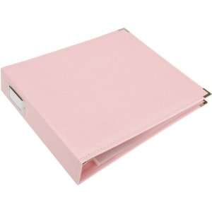  We R Faux Leather 3 Ring Binder 12X12 Pretty Pin