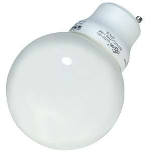  Satco 15W Globe 2700K GU24 base Compact Fluorescent Light 