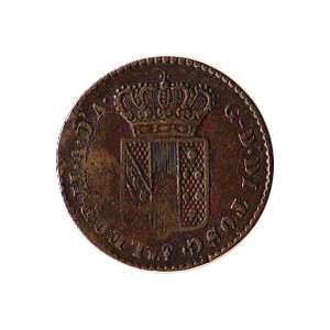  1841 Italy   Tuscany State 1 Quattrino Coin C#62a 