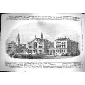  1869 New Buildings Dulwich College Architecture