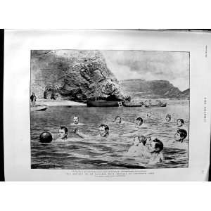  1892 Holiday East End Boys Brigade Lulworth Cove Water 