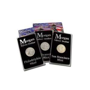  1921 Morgan Silver Dollar Mint Mark Set Toys & Games