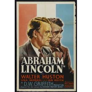   : Abraham Lincoln (1930) 27 x 40 Movie Poster Style A: Home & Kitchen