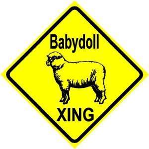  Babydoll Xing Sign Sheep Crossing Patio, Lawn & Garden
