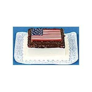  Miniature Chocolate Topped Patriotic Cake sold at 