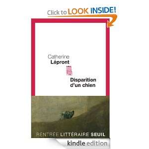 Disparition dun chien (CADRE ROUGE) (French Edition): Catherine 