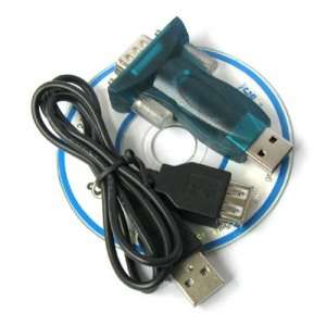  USB 2.0 to RS232 9 Pin Convertor Adapter + CD + Cable 