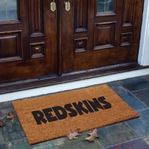 TMC NFL WRS 826 Flocked Door Mat Redskins:  Sports 