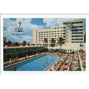  Reprint Hotel DiLido, Miami Beach Florida