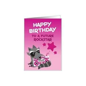  Happy Birthday to a future rockstar Card: Toys & Games