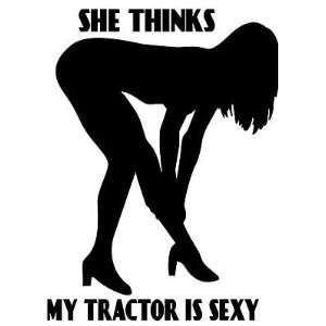   My Tractor Is Sexy Decal, Car, Truck Wall Sticker   Made In USA size 8