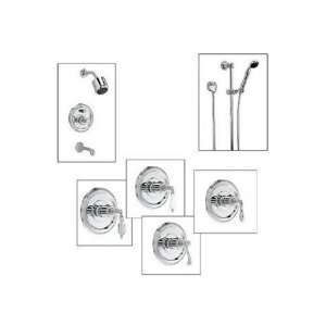  JADO CLS/COL COMPLETE CURVED SHOWER KIT #6 PC: Home 