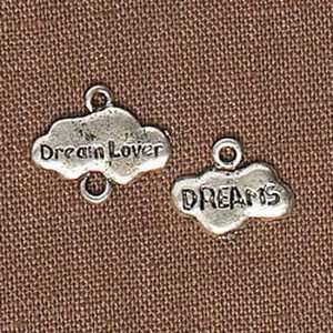   Metal Charms Cloud 2 (16 Per Package)   Antique Silver: Home & Kitchen
