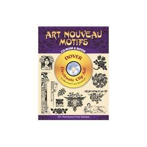 Dover Clip Art Cd/Book Art Nouveau Motifs: Arts, Crafts 