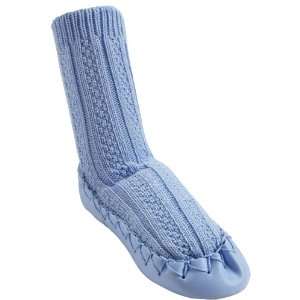  Nowali Cable Knit Moccasin   Light Blue 2 Years: Baby