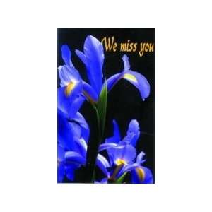  Postcards Absentee We Miss You (Iris) (Package of 25 